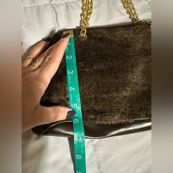 Victoria's Secret brown fur purse - Picture 7 of 9